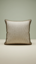 Linen Accent Pillow With Frayed Edges